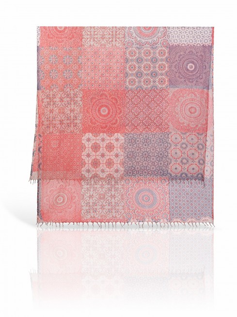 Палантин Женский W-EURO.TILE/CORAL